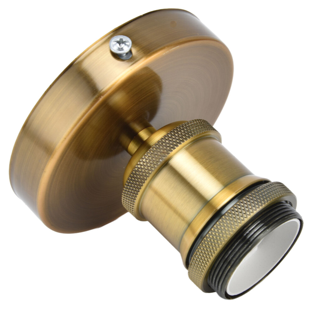 Stylish E26 E27 Vintage Lamp Holder 100-240V Antique Gold for Any Room-image-OPC-PMQ6JC9-NEW