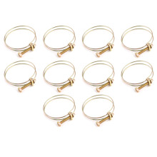 Heavy Duty Screw Clip Water Hose Clamp 46-51mm Pipe Fastener for Plumbing
