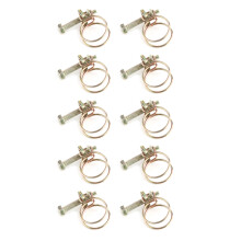 Corrosion-Resistant Stainless Steel Water Hose Clamp Pipe Clip Hoop 13-16mm