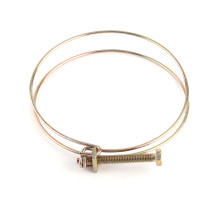 Double Wire Water Hose Clamp Pipe Clip 94mm-100mm for Plumbing Applications