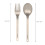 Titanium Tableware Set with Carabiner Storage Sack Flatware for Home & Camping 1