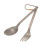 Titanium Tableware Set with Carabiner Storage Sack Flatware for Home & Camping 10