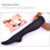 Chaussettes de compression 280D noir 37 cm au genou 7