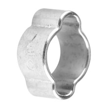 High Quality Iron Galvanized 2-Ear Hose Clamp Set 5-23mm for Tubes & Pipes
