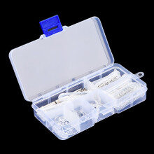 Eyeglasses Repair Set with Fixing Screws Nuts Nose Pads & Repair Tools