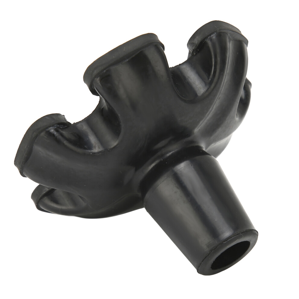 Walking Stick Crutch Tips 19mm Non Slip Rubber 6 Pillar Design for Stability