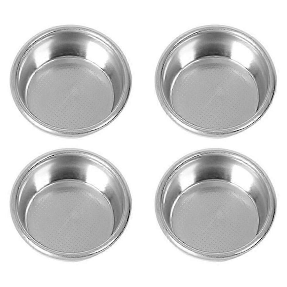 Kikidex (As Show, One Size) 4Pack 54Mm Filter Basket For Sage 870/875/878/880 54Mm Semi-Automatic Coffee Machine Bottomless Handle Filter Brown