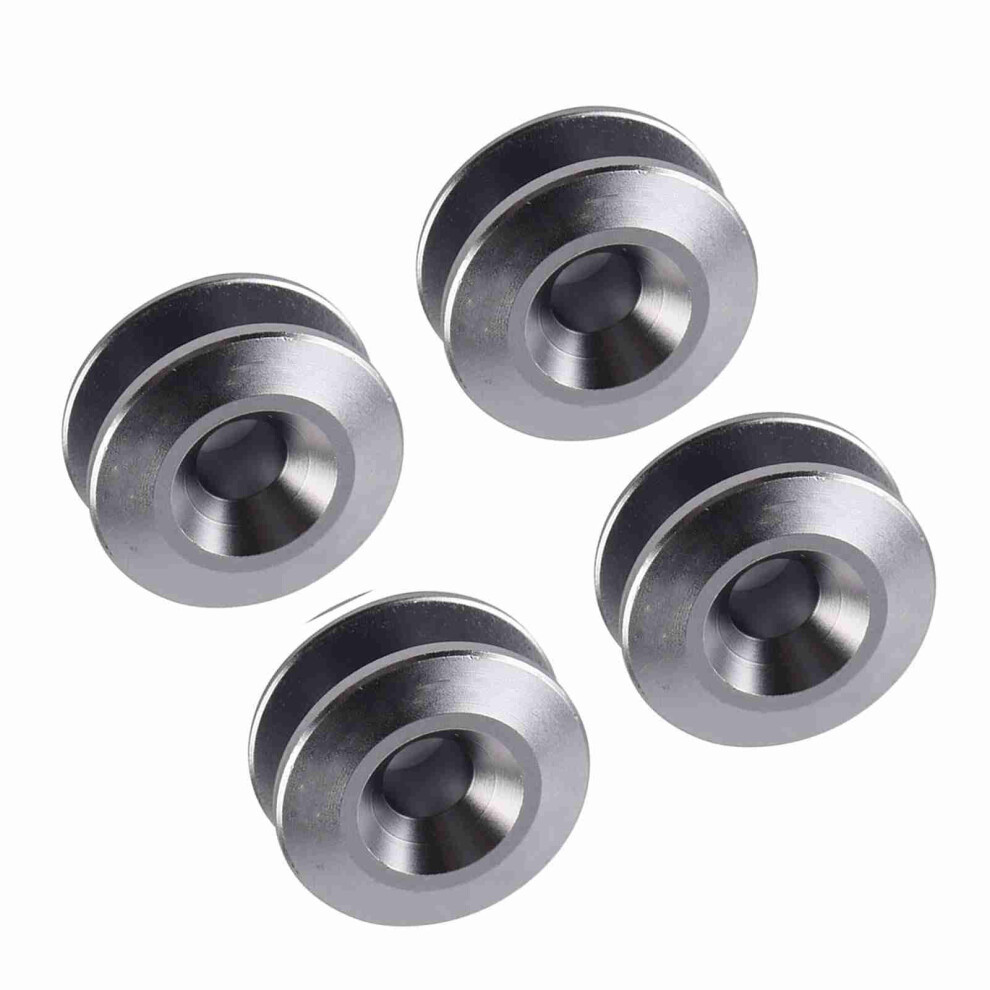 Aluminium Alloy Bumper Washer Set Gray Quick Release Fastener 2.5X0.8cm 9301357721374