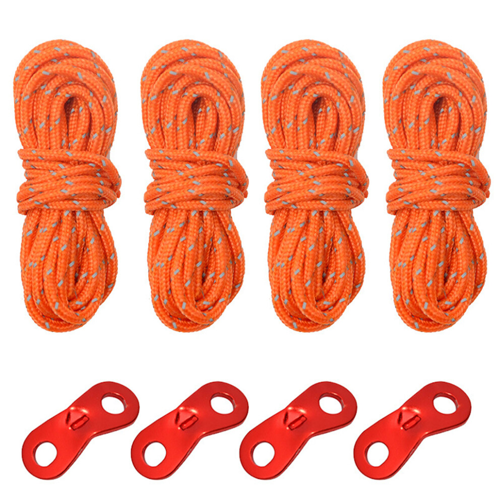 Heavy Duty Reflective Tent Ropes Ensuring Safety In Outdoors Orange-image-OPC-PMQ6MBV-NEW