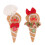2Pcs Gingerbreads Man Plush Dolls-hanging ornaments fo 1
