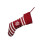 Strickender Weihnachtsstrumpf mit-rote Schneeflocke 1