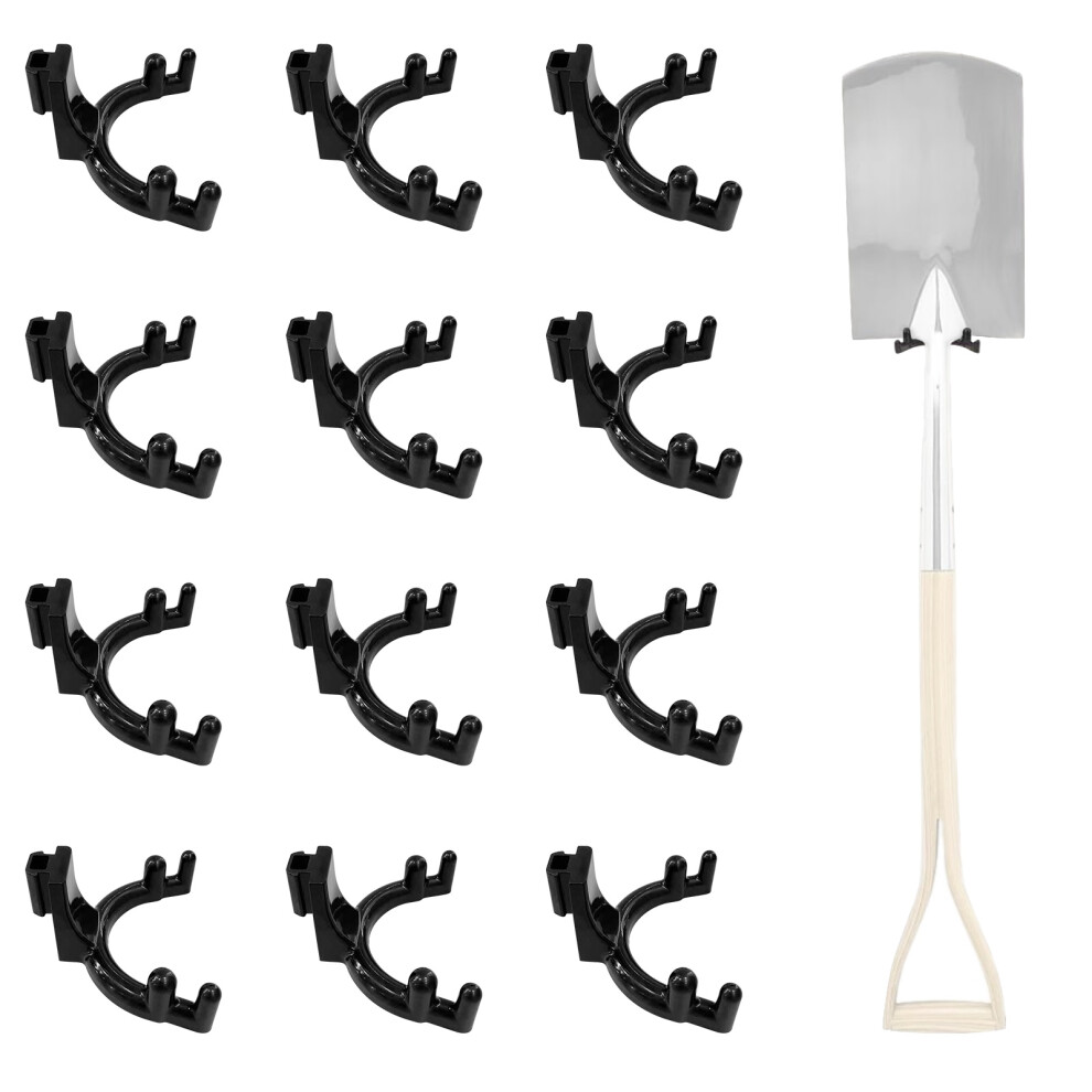 12Pcs Practical Abs Tool Hooks Garage Wall Organizers Storage 7755000204677