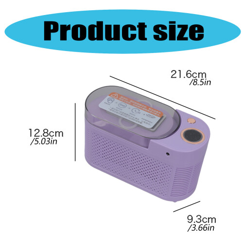 Quick Ice Maker for Camping and Parties Easy to Use-Purple 2