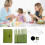 10Pairs Aluminum Circular Knitting Needle Set with Leather Case 2
