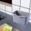 Hanging Compost Bin Trash Can Small Camping Garbage Basket for 6