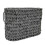 Sturdy Wicker Imitation Storage Basket for Bathroom-grey S 1