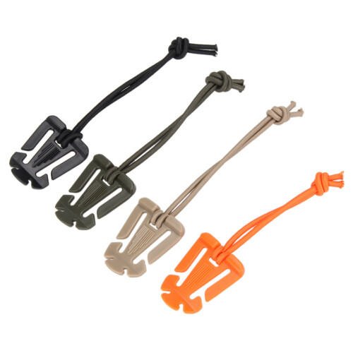 Tactical Gear Clip Molle Web Dominators with Elastic-Black 1