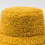 Women Student Thicken Fuzzy Plush Bucket Hat Solid-Yellow 6