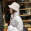 Women Student Thicken Fuzzy Plush Bucket Hat Solid-Yellow 3