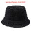 Women Student Thicken Fuzzy Plush Bucket Hat Solid-Yellow 4