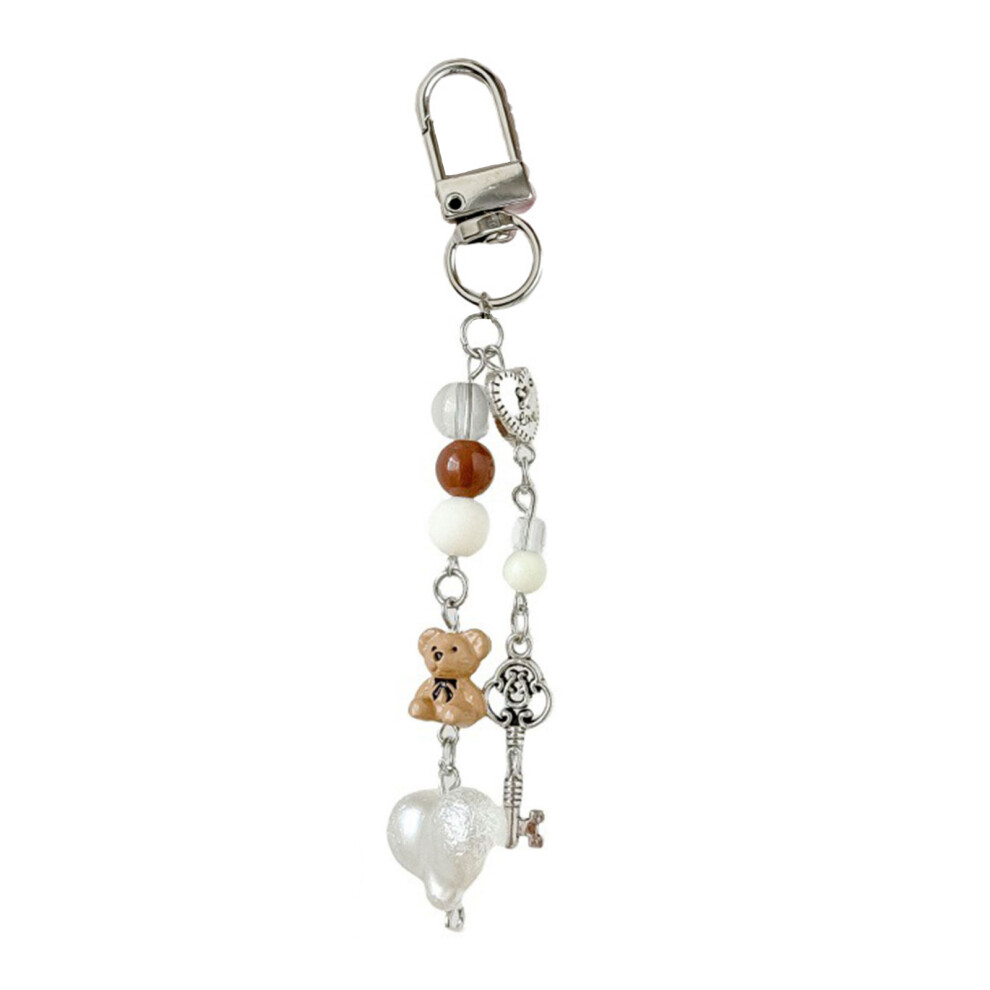Cute Bear Phone Charm Keychain Stylish Bear Key-Care Bear Lock 7704000094566