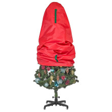 Standing Christmas Tree Storage Bag, Accommodates Up-5 feet Red