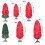 Standing Christmas Tree Storage Bag, Accommodates Up-5 feet Red 5