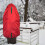 Standing Christmas Tree Storage Bag, Accommodates Up-5 feet Red 6