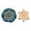 Christmas Seal Stamp Head Replacement-ice crystal snowflak 1