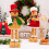 Set van 2 kerst Gingerbreads Man pluchen pop Elegante 6