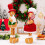 Set van 2 kerst Gingerbreads Man pluchen pop Elegante 7