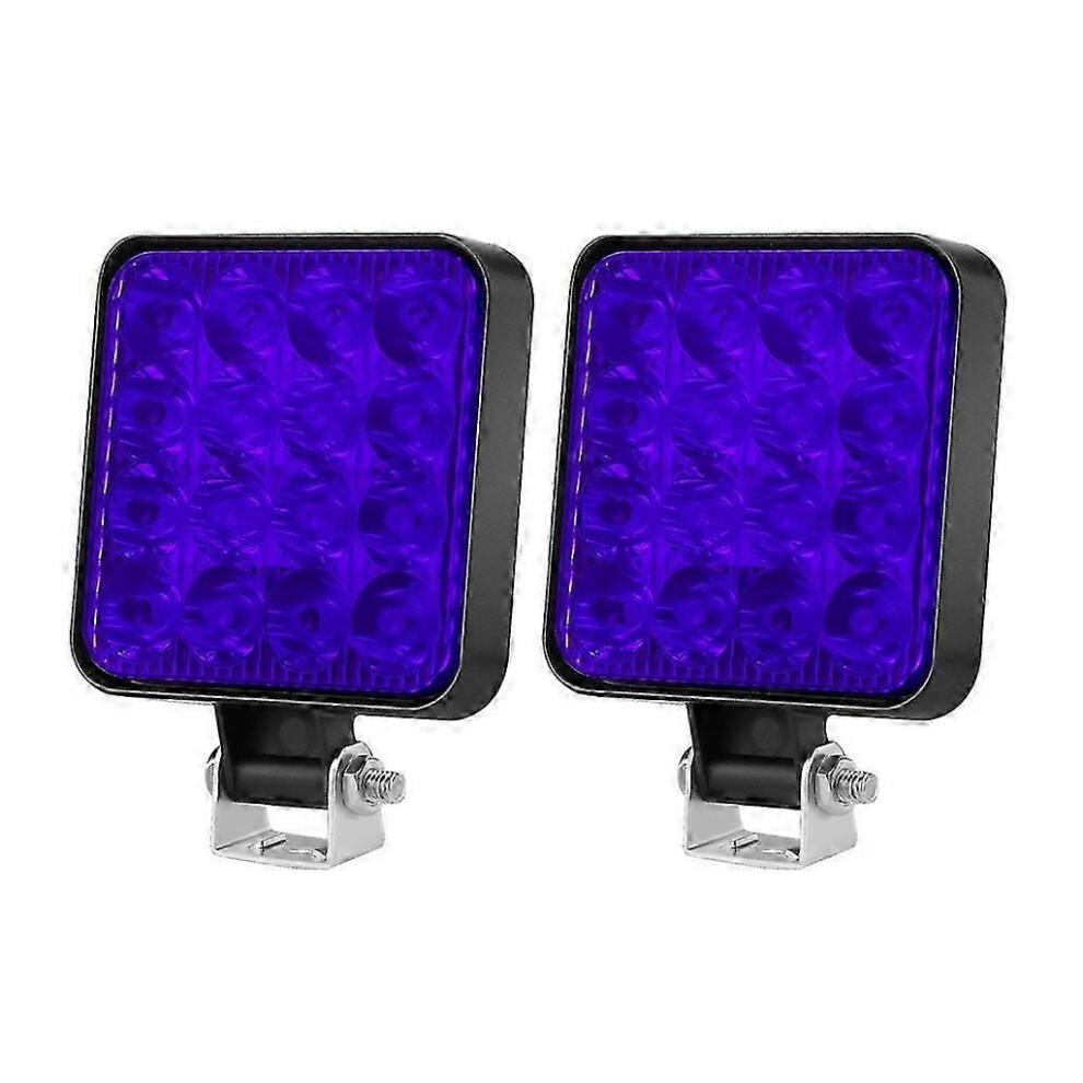 Kikidex (As Show, One Size) Work Light 48W Led Headlight Flood Spot Lamp Waterproof For Off-Road Truck Boat