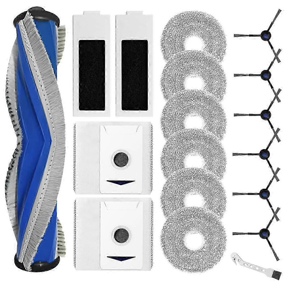 Kikidex (As Show, One Size) For T30 Pro Omni, T30 Omni Robot Vacuum Cleaner Main Side Brush Hepa Filters Mop Cloth Dust Bags