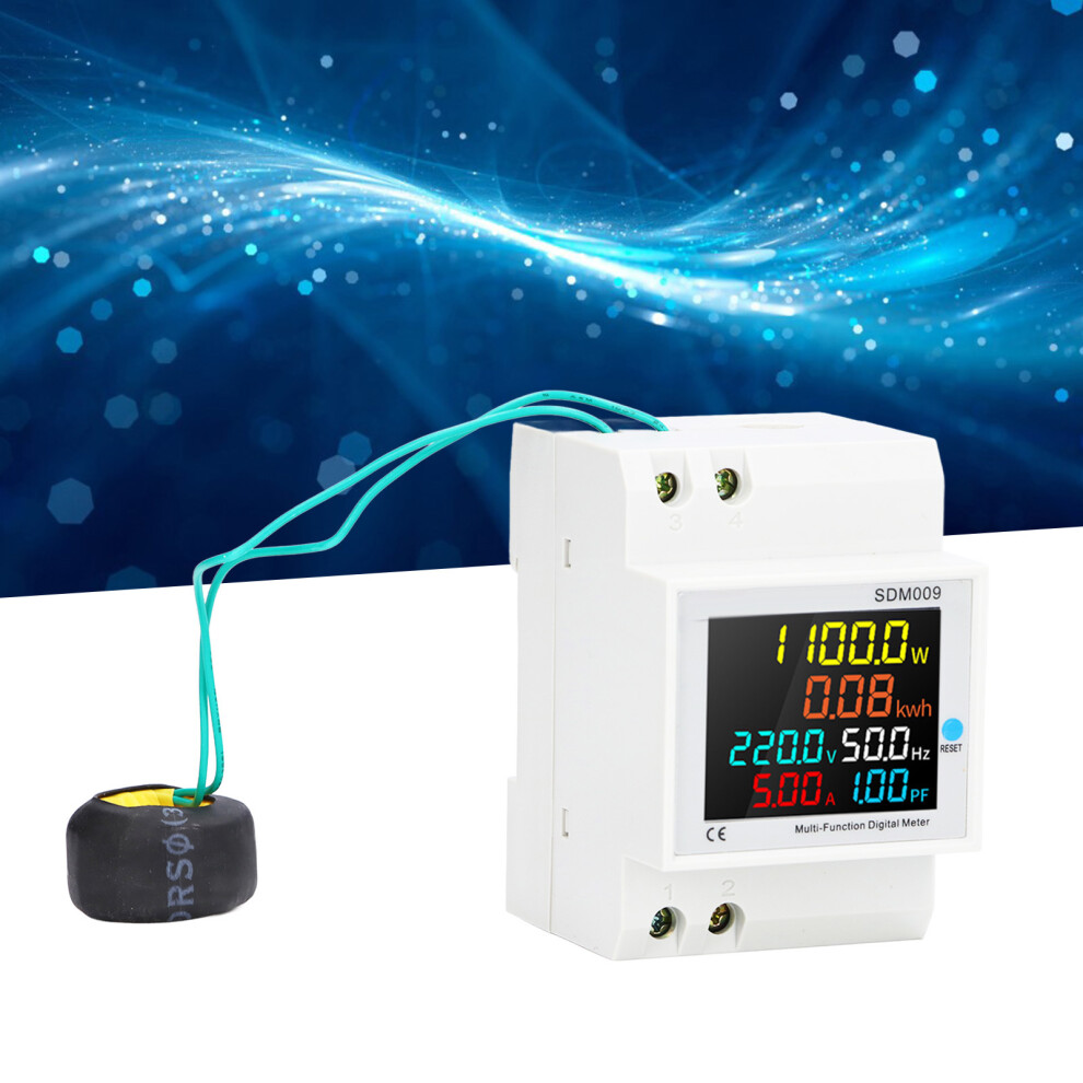 Compact Single Phase Power Factor Meter With Digital Display Ac40â300V 7901357724225