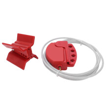 Corrosion-Resistant Adjustable Security Cable Lock Sturdy & Durable for Valves