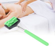 Teleskopischer Rücken- und Muskelmassage-Stick zur Schmerzlinderung für Männer, Frauen, Zuhause, Grün
