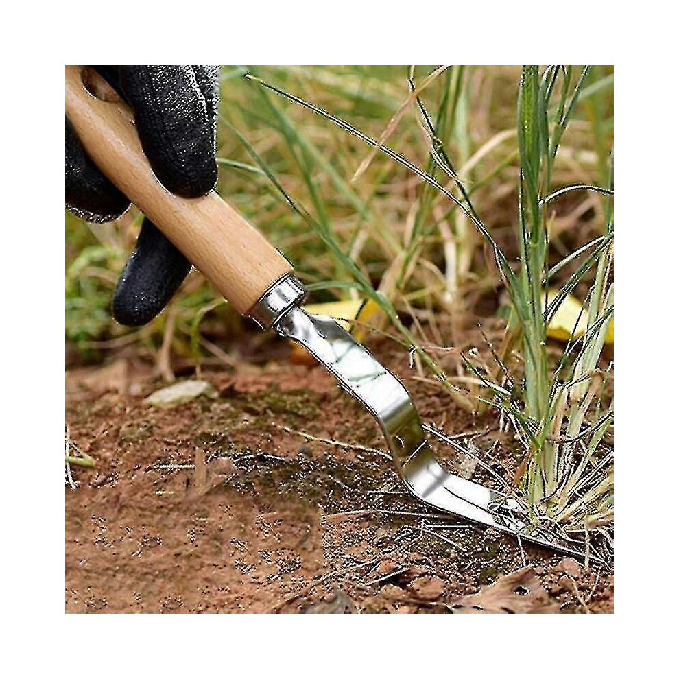 Kikidex (As Show, Style A) Gardening Weeding Tools Stainless Steel Rooter Weeder Weeding And Rooting Best Gift