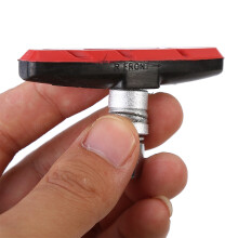Bremssattel-V-Bremsbeläge-Set für Mountainbike Gummi-Schuh Rot Langlebig 1 Paar