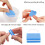 Blocco lucidante per unghie mini portatile blu, 30 pezzi 5
