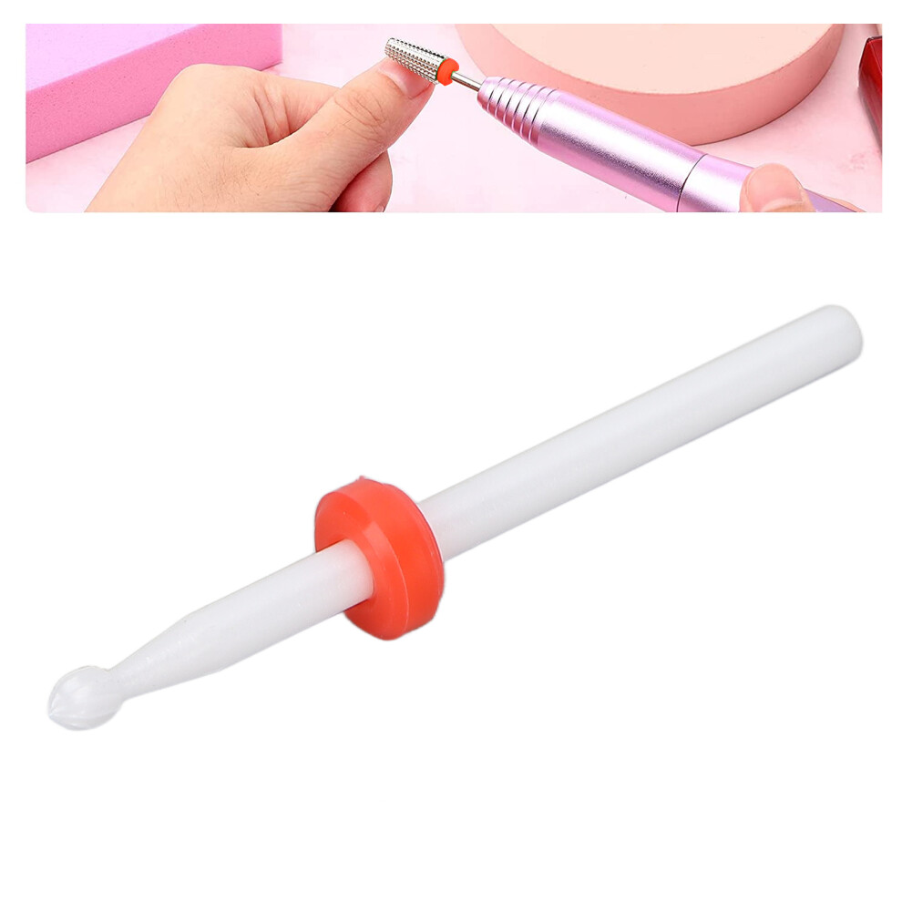 Portable Nail File & Cuticle Remover Bits for Home or Salon Use - Red F