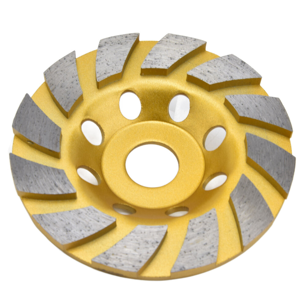 115Mm Turbo Diamond Concrete Grinding Wheel For Masonry, Yellow 4951357729105