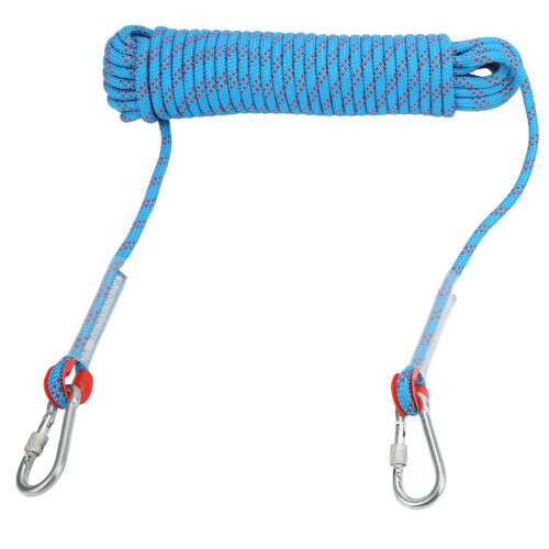 8mm 20m Polyester Static Climbing Rope for Outdoor & Mountaineering 2