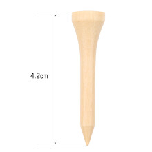 Verstellbare Holz-Golfs tees 100 Stück 4,2 cm für einen perfekten Schlag