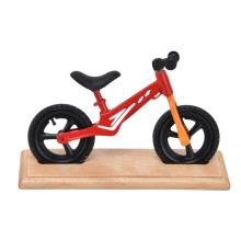 Rotes Metall- und Holz-Puppenhaus-Miniatur-Mountainbike-Modell für Puppenhausdekoration