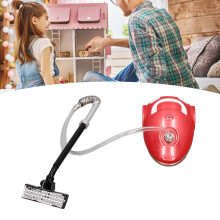 Aspirateur de maison de poupée à l'échelle 1:12, rouge, en alliage de cuivre