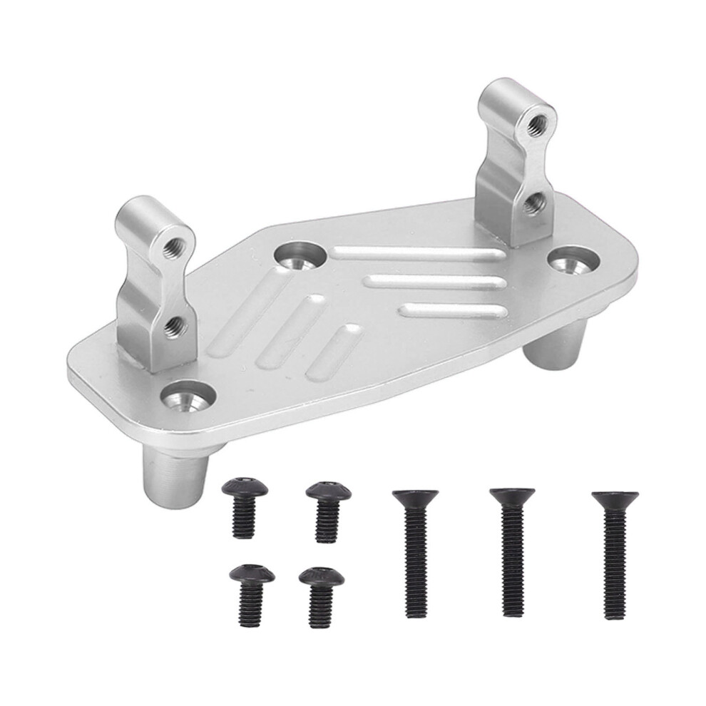Aluminum Alloy Steering Servo Mount For 1/8 Lmt Truck, Silver 7891357732484