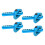 RC Body Post Shell Support Column for 1/10 3S RC Vehicles, Blue 14