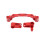 Componenti sterzo in alluminio 1/10 42g Rosso per Granite 6