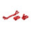 Componenti sterzo in alluminio 1/10 42g Rosso per Granite 13