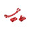 Componenti sterzo in alluminio 1/10 42g Rosso per Granite 5